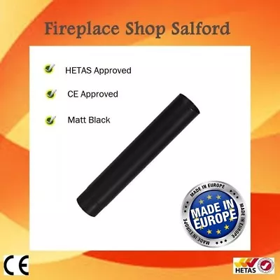 500 Mm Long (2 Feet) Multifuel Stove Flue Pipe 4 5  6 Inch • £29.99