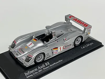 1/43 Minichamps Audi R8 Infineon Winner 2003 12 Hours Of Sebring Car #1. CS112 • $59.99