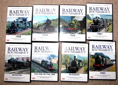 Complete Railway Roundabout DVD's 1958 59 60 61 62 Revisited Europe End • £6.50