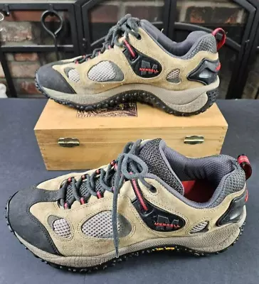 Merrell Men's Sz 12 Chameleon Ventilator Tan Brown Hiking Shoes Vibrion Sole EUC • $39.99