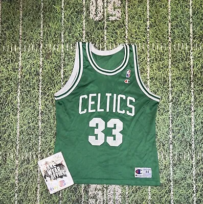 $60 • Buy Vintage Larry Bird Boston Celtics NBA Champion Basketball Jersey Sz 44 6160