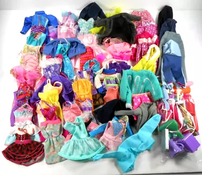 Barbie Vtg Clone HM Lot Almost 1 Lb Dresses Tops Pants Jackets Accessories • $24.99