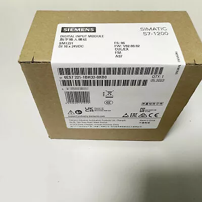 NEW SIEMENS 6ES7221-1BH32-0XB0 6ES7 221-1BH32-0XB0 S7-1200 Digital Input SM 1221 • $140