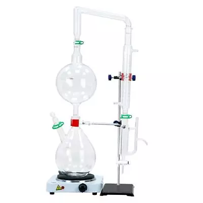 Lab-Grade For Essential Oil Distillation Kit - Premium Glassware Set For • $180.01