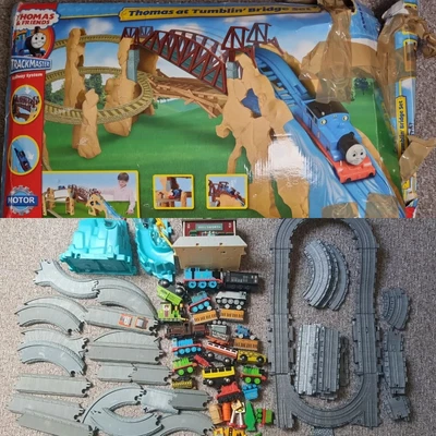 £59.99 • Buy Thomas At Tumblin Bridge Set Tomy Trackmaster - Plus Loads Of Accessories!! READ