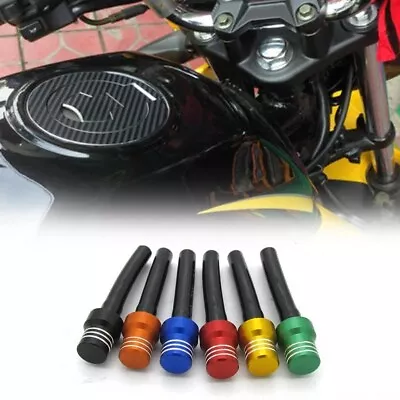 Motorcycle Gas Fuel Cap One Way Valves Air Vent Hoses Tubes Cover Fuel Tank Pipe • $5.99