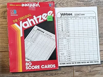 Original YAHTZEE SCORE PADS SCORE CARDS Vintage Milton Bradley • $6.99