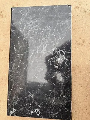 Bathroom Laminate Worktop Black Marble Gloss 28mm X 610mm X 350mm • £19.99