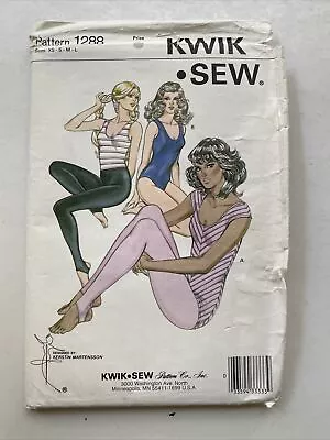 Kwik Sew 1288- Ladies Leotards & Stirrup Leggings Vintage Sewing Pattern XS-L • $5