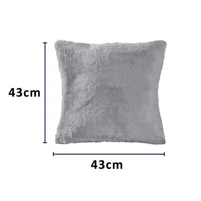 Home Room Chair Car Sofa Soft Fur Fluffy Cushion Cover Plush Throw Pillow Case • £5.99