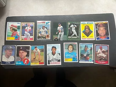 Vintage 60’s 70’s80’s Mixed Baseball Card Lot 14 Rookies Stars Hall Of Famers • $9.25