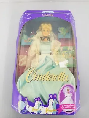 Vintage 1991 NRFB Mattel Disney Classics Cinderella Doll 1st Ed Golden Book  • $32