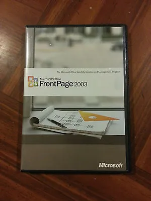 Microsoft Office FrontPage 2003 For Windows Full Version RETAIL • $49.99