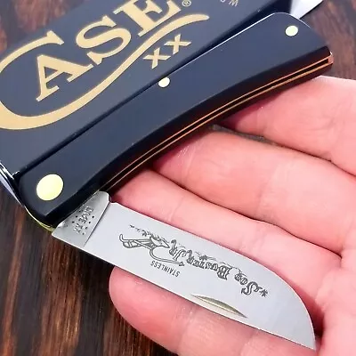 $32.99 • Buy Case XX 2137 SS Sodbuster Jr. Black Folding Pocket Knife Made In Usa