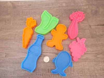 Vintage 1972 Mattel Lot Of 7 Tuff Stuff Plastic Play Food Grocery Toys • $19.99