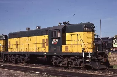 CNW CHICAGO NORTH WESTERN Railroad Train Locomotive MINNEAPOLIS MN Photo Slide • $4.99