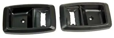 1979-1993 Mustang Door Handle Trim Bezels Black Pair  Made From Ford Tooling  • $14.79