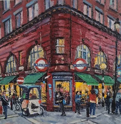 Covent Garden Station London Oil Painting • £120