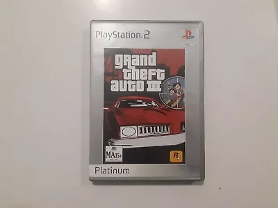 Grand Theft Auto III Playstation 2 Platinum Video Game (Case And Manual Only) • $6.50