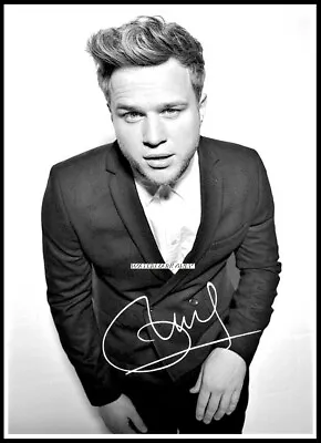 Olly Murs Autographed Cotton Canvas Image. Limited Edition (OM-301) • £9.59