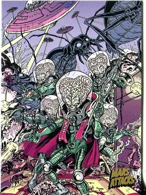 Mars Attacks Invasion Gold Stamped Parallel Base Card #75 • £5.49