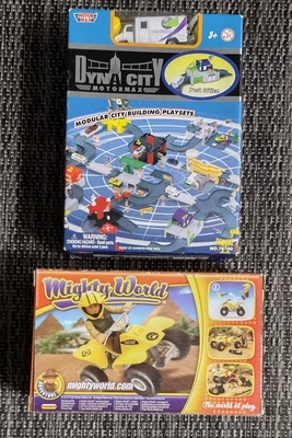 $28 • Buy 2 Toy Lot Consisting Of Dyna City Motormax Post Office Mighty World Toms ATV Adv