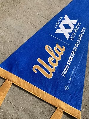 🌟New Dos Equis XX UCLA Bruins Pennant College Party Beer Sign Banner Tailgating • $12