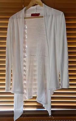 Tigerlily White Linen Top Sz Medium • $15