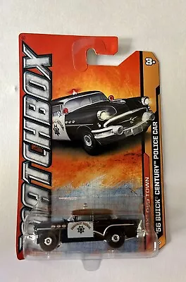 Matchbox Black & White '56 Buick Century Police Car #69 2012 NP11 • $6.54