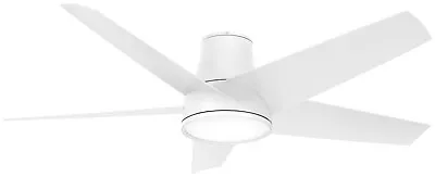 Minka Aire Chubby II 58  Outdoor LED Ceiling Fan/Wifi F782L-WHF WHITE • $399.99