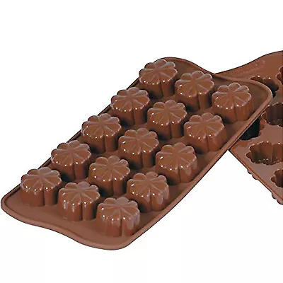 15 Flowers Silicone Cake Chocolate Moulds Decorating Baking Cookies Mold UK • £3.40
