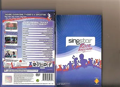 £19.99 • Buy Singstar Rock Ballads Playstation 2 Ps2 Ps 2 Karaoke