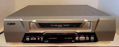 Sanyo 4 Head VCR VWM 385 Video Cassette Tape Player FOR PARTS/REPAIR • $25.15