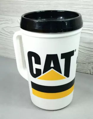 Caterpillar Travel Tumbler CAT Logo SPELLOUT Aladdin Insulated Mug Cup 20oz • $15.55