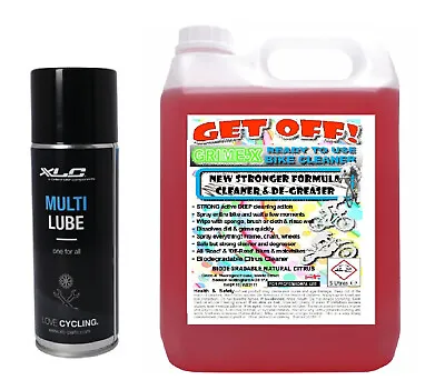 £15.99 • Buy 5 Litre Bike Cycle Citrus Cleaner Degreaser + 400ml Multi Lube Chain Gear Cable 
