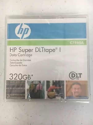 NEW! SEALED! Genuine HP 320GB Super DLT Tape 1 Data Cartridge C7980A  • $9.46