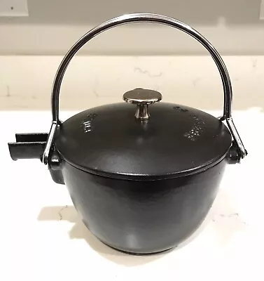 STAUB La Theiere Enamel Cast Iron 1.0 Qt Tea Kettle. Made In France • $95.99