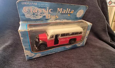 CLASSIC MALTA BUS RED AND WHITE Slightly Tatty Box • £4.99