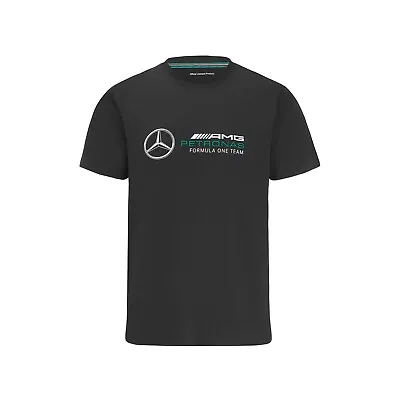 Mercedes AMG Petronas Large Logo Men's T-Shirt Black • $44.99