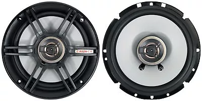 Pair Crunch CS65CXS 6.5  Car Audio Shallow Mount Speakers 300 Watts Max 2-Way • $23.83