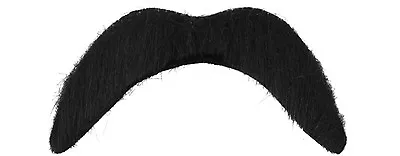 Black Fake Moustache - Disco 118 Mexican Mario - Fancy Dress Accessory • £2.75