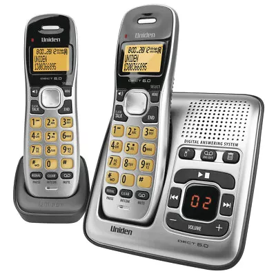 Uniden 2 Handset Cordless Telephone With Answering Machine AU • $79.95