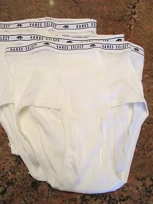 Hanes Select Vintage Made USA Classic White Underwear Briefs 36 New • $39.99