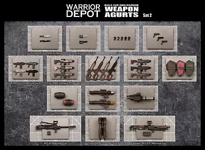 Acid Rain World Standard Weapon Agurts Set 2 - 1/18 3.75  GI Joe • $8.99