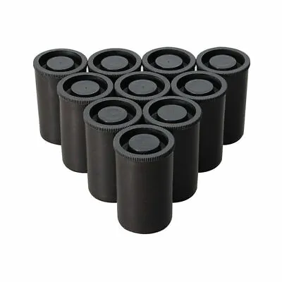 $5.50 • Buy 10Pcs/Set Plastic Empty Black Bottle 35mm Film Box Canister Container Cans