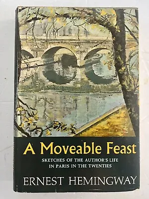 A Moveable Feast Ernest Hemingway Scribners First Edition HB Book 1964 A-3.64 H • $175