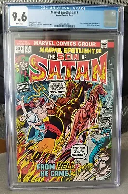 Marvel Spotlight #2 1st Full Son Of Satan Hellstrom Marvel 1973 CGC 9.6 White • $375