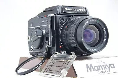 [ NEAR MINT ] MAMIYA M645 1000S Waist Level Finder + SEKOR C 55mm F2.8 N Lens • $529.90