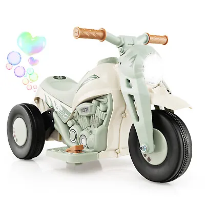 £57.95 • Buy 6V Kids Bubble Car Electric Kids Ride On Motorcycle W/Bubble Maker & Headlight