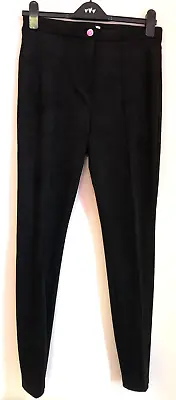 Papaya Womens Trousers UK12 Black Back Pockets Narrow Leg New • £9.50